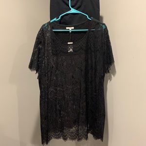 Black Lacey Blouse